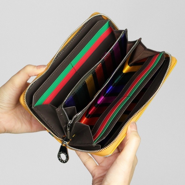 カステルバジャック CASTELBAJAC ラウンドファスナー 長財布 プレス ロゴ メンズ レディース レザー 各色 57616 | ブランド [正規取扱店]