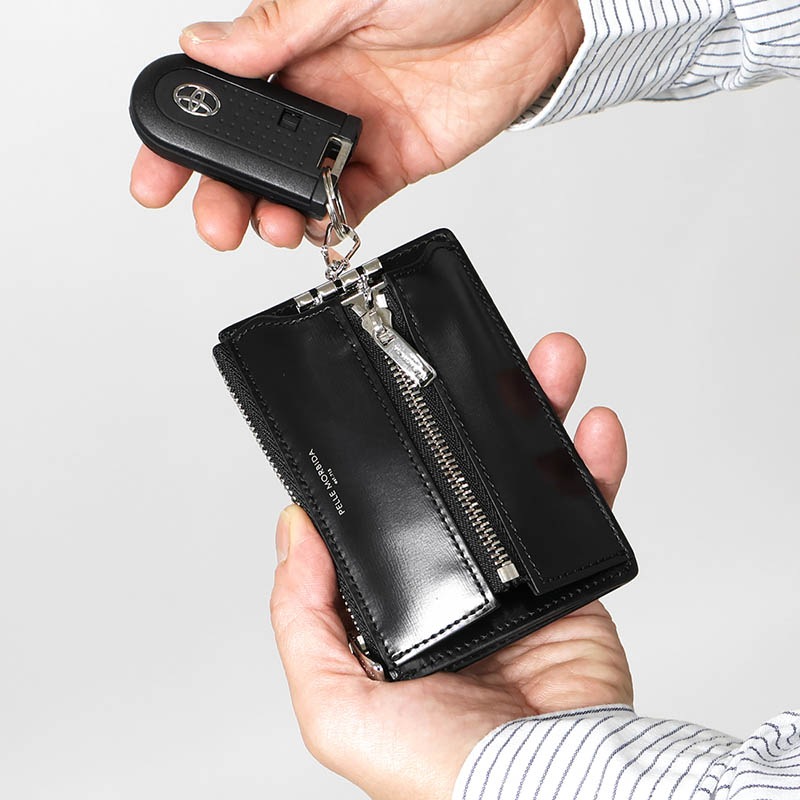 ペッレモルビダ PELLE MORBIDA 小銭入れ Barca バルカ メンズ コインケース コンパクトウォレット レザー ブラック PMO-BA736 | ブランド [正規取扱店]