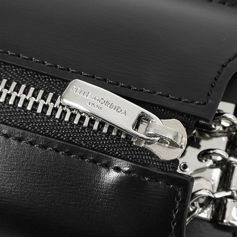 ペッレモルビダ PELLE MORBIDA 小銭入れ Barca バルカ メンズ コインケース コンパクトウォレット レザー ブラック PMO-BA736 | ブランド [正規取扱店]