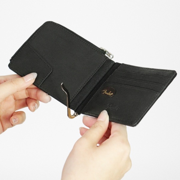 フェンダー Fender マネークリップ モノグラムストラップ ギターピック付き 小銭入れ コインケース メンズ レザー 各色 950-701 | ブランド [正規取扱店]