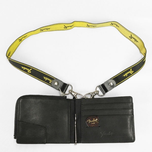 フェンダー Fender マネークリップ モノグラムストラップ ギターピック付き 小銭入れ コインケース メンズ レザー 各色 950-701 | ブランド [正規取扱店]