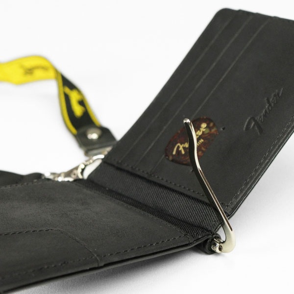 フェンダー Fender マネークリップ モノグラムストラップ ギターピック付き 小銭入れ コインケース メンズ レザー 各色 950-701 | ブランド [正規取扱店]