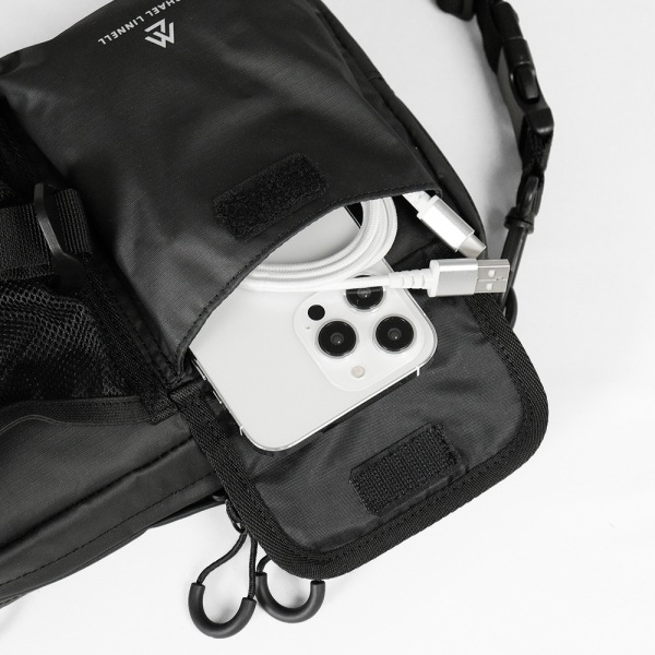 マイケルリンネル Michael Linnell ショルダーバッグ A.R.M.S ミニショルダー アーミーコーティング メンズ レディース 4L 撥水 軽量 ブラック MLAC-39 | ブランド [正規取扱店]