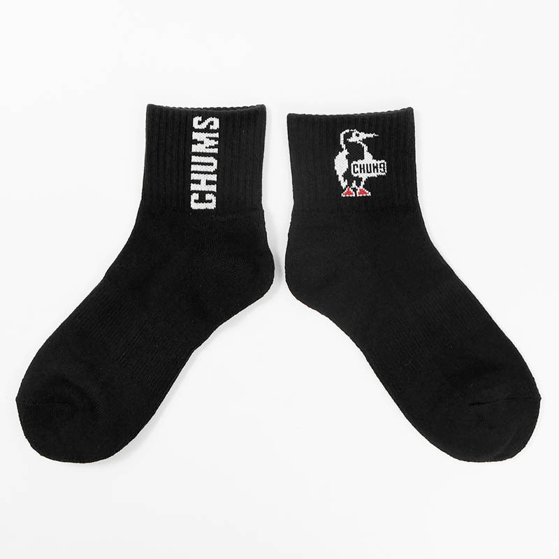 チャムス CHUMS ソックス 3足組 靴下 チャムスブービー クルーソックス 3P メンズ レディース ショート クルー丈 ロゴ S/M CH06-1132 | ブランド [正規取扱店]