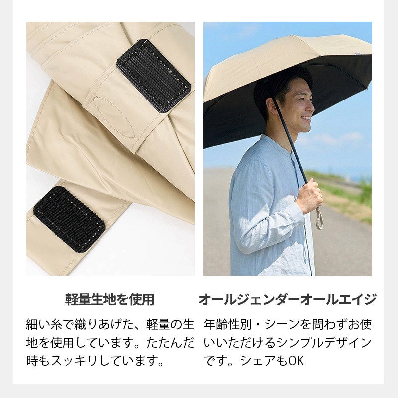 ゼロアンド -0＆ zeroand 折りたたみ傘 晴雨兼用 58cm ラディクール