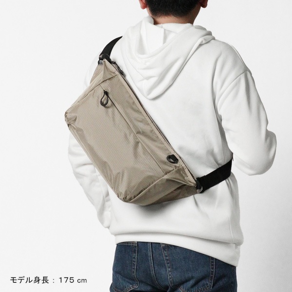 マイケルリンネル Michael Linnell ショルダーバッグ RIP STOP メッセンジャーバッグ リップストップ メンズ レディース 10L 撥水 軽量 ベージュ MLRT-06 | ブランド [正規取扱店]