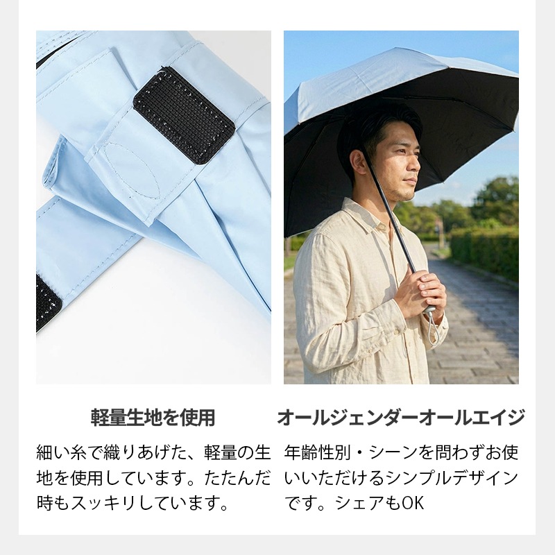 ゼロアンド -0＆ zeroand 折りたたみ傘 晴雨兼用 55cm ラディクール