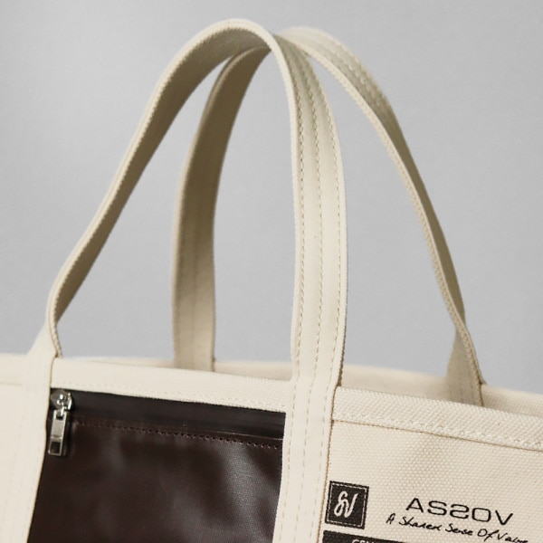 ちょっと汚い 正規品1年保証】AS2OV アッソブ ALBERTON CANVAS TOTE 181902｜【正規