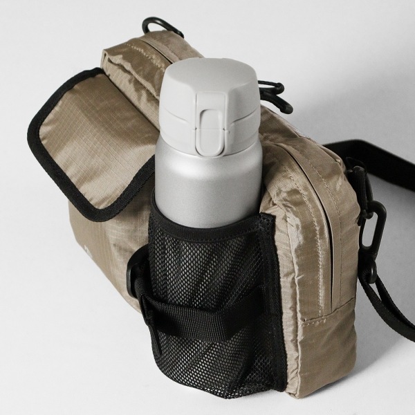 マイケルリンネル Michael Linnell ショルダーバッグ RIP STOP ミニショルダー リップストップ メンズ レディース 4L 撥水 軽量 ベージュ MLRT-07 | ブランド [正規取扱店]