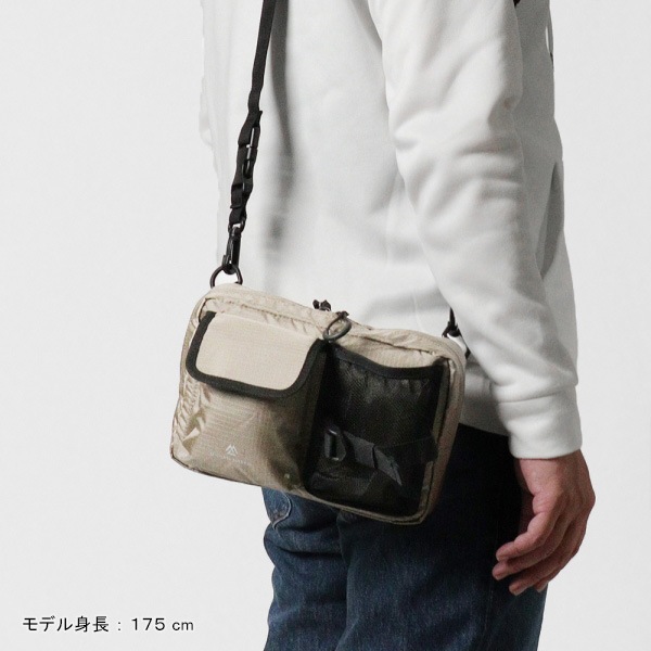 マイケルリンネル Michael Linnell ショルダーバッグ RIP STOP ミニショルダー リップストップ メンズ レディース 4L 撥水 軽量 ベージュ MLRT-07 | ブランド [正規取扱店]