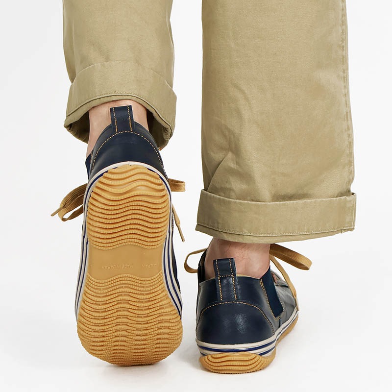 スピングル SPINGLE スニーカー メンズ カンガルーレザー サイドゴア 日本製 靴 シューズ 2026年春夏新作 2026SS ダークネイビー SP-442-89 | ブランド [正規取扱店]