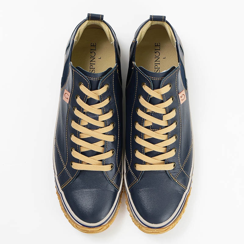 スピングル SPINGLE スニーカー メンズ カンガルーレザー サイドゴア 日本製 靴 シューズ 2026年春夏新作 2026SS ダークネイビー SP-442-89 | ブランド [正規取扱店]