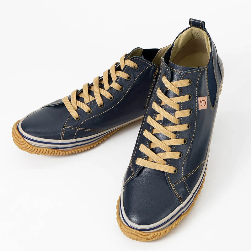 スピングル SPINGLE スニーカー メンズ カンガルーレザー サイドゴア 日本製 靴 シューズ 2026年春夏新作 2026SS ダークネイビー SP-442-89 | ブランド [正規取扱店]