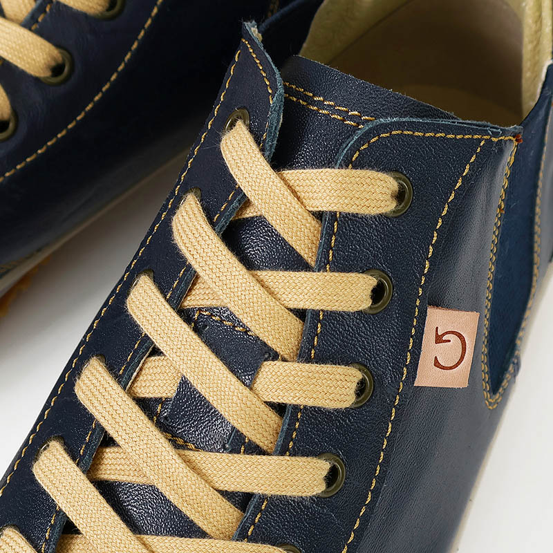 スピングル SPINGLE スニーカー メンズ カンガルーレザー サイドゴア 日本製 靴 シューズ 2026年春夏新作 2026SS ダークネイビー SP-442-89 | ブランド [正規取扱店]