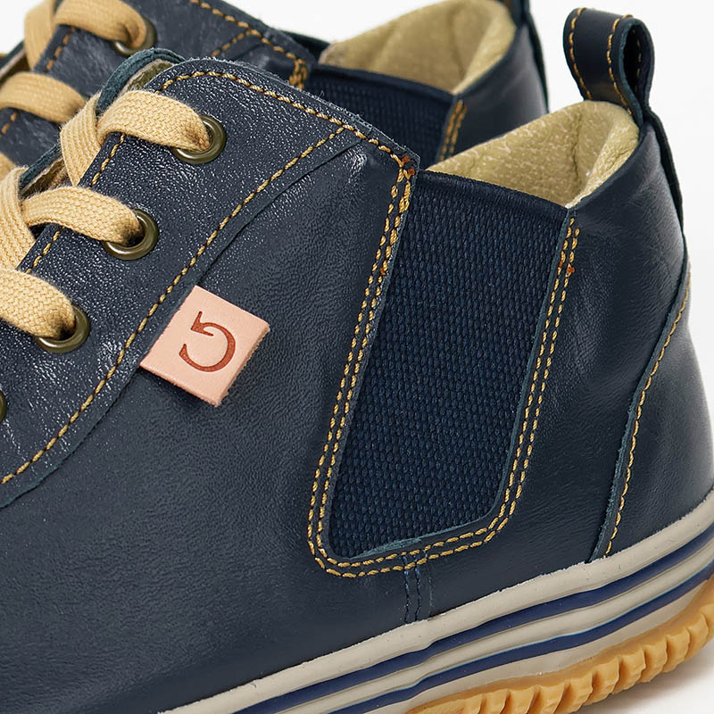 スピングル SPINGLE スニーカー メンズ カンガルーレザー サイドゴア 日本製 靴 シューズ 2026年春夏新作 2026SS ダークネイビー SP-442-89 | ブランド [正規取扱店]