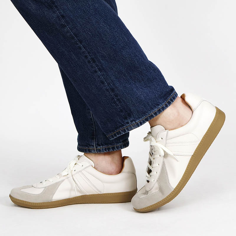 ジャーマントレーナー GERMAN TRAINER スニーカー メンズ 靴 2026年春夏新作 2026SS ホワイト 42700 WHITE | ブランド [正規取扱店]
