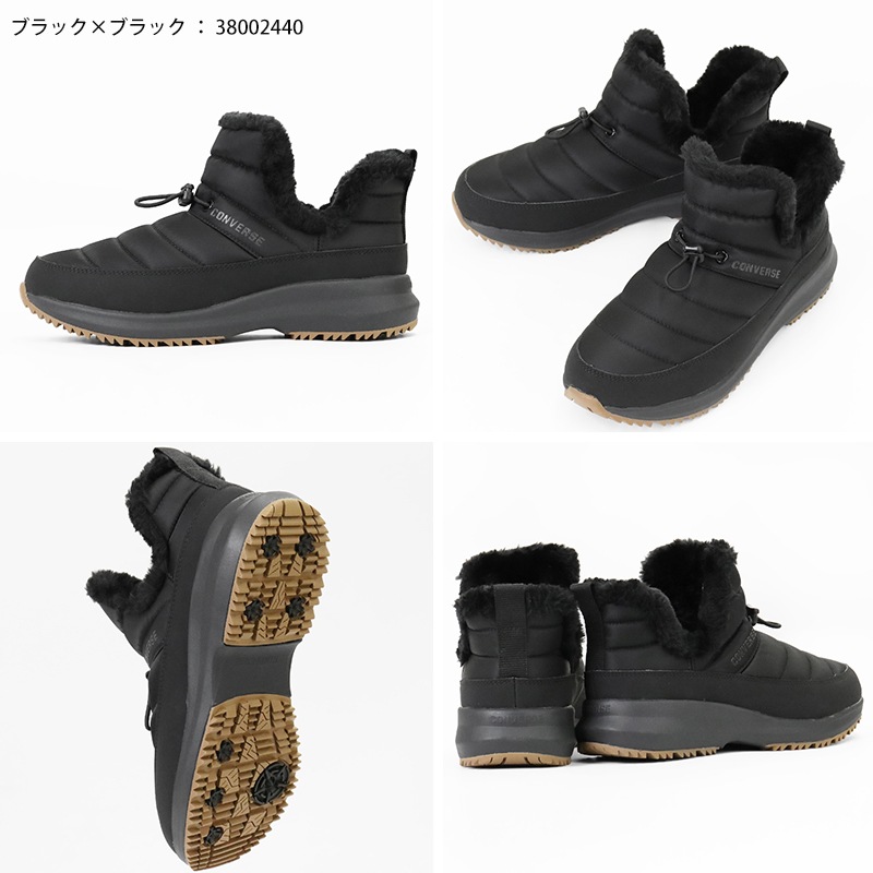 コンバース CONVERSE ブーツ レディース ネクスター NX1570 WP BL MID 防滑 スノーブーツ ミッドカット ボア 靴 防寒 防水 軽量 2026年秋冬 新作 38002441 / 38002442 | ブランド [正規取扱店]