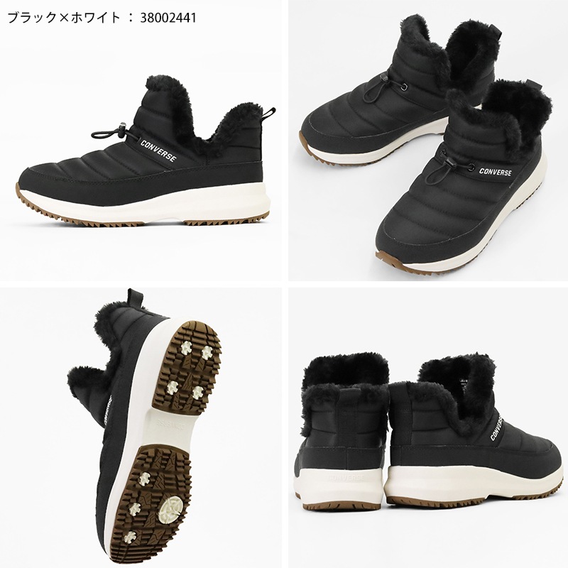コンバース CONVERSE ブーツ レディース ネクスター NX1570 WP BL MID 防滑 スノーブーツ ミッドカット ボア 靴 防寒 防水 軽量 2026年秋冬 新作 38002441 / 38002442 | ブランド [正規取扱店]