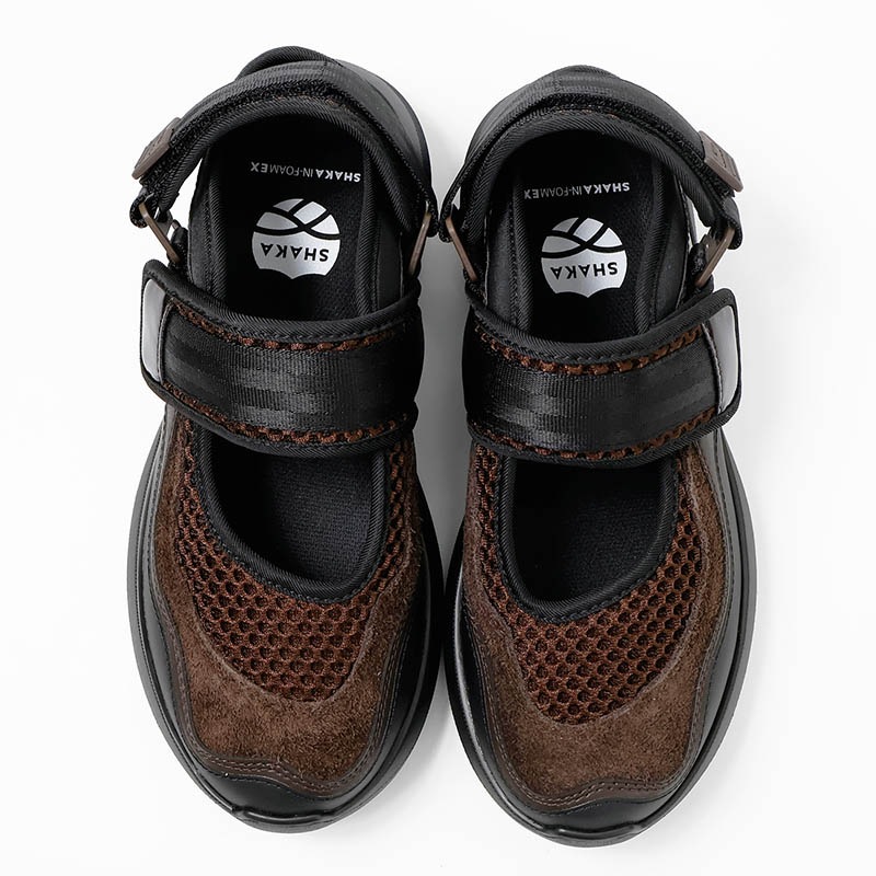 シャカ SHAKA スニーカー サンダル レディース グレートジャーニー GREAT JOURNEY EXR 靴 2026年春夏新作 2026SS スニサン ブラウン ブラック SK348 BROWN/BLACK 01M | ブランド [正規取扱店]