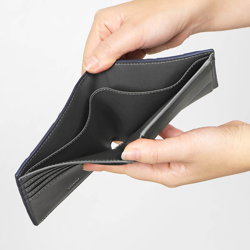 ゾンネ SONNE 二つ折財布 ENRICH エンリッチ メンズ ミニ財布 コンパクトウォレット レザー 各色 SOER003 | ブランド [正規取扱店]