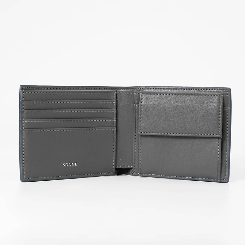 ゾンネ SONNE 二つ折財布 ENRICH エンリッチ メンズ ミニ財布 コンパクトウォレット レザー 各色 SOER003 | ブランド [正規取扱店]