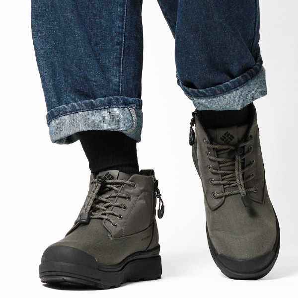 コロンビア Columbia ブーツ メンズ レディース サップランド フォー チャッカ ウォータープルーフ オムニヒート インフィニティ SAPLAND IV CHUKKA WP OH INFINITY 靴 保温 防水 YU9682 367 Dark Moss | ブランド [正規取扱店]