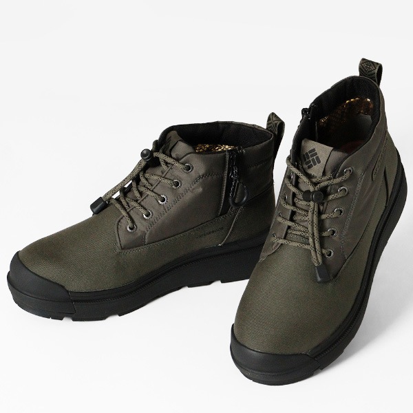 コロンビア Columbia ブーツ メンズ レディース サップランド フォー チャッカ ウォータープルーフ オムニヒート インフィニティ SAPLAND IV CHUKKA WP OH INFINITY 靴 保温 防水 YU9682 367 Dark Moss | ブランド [正規取扱店]