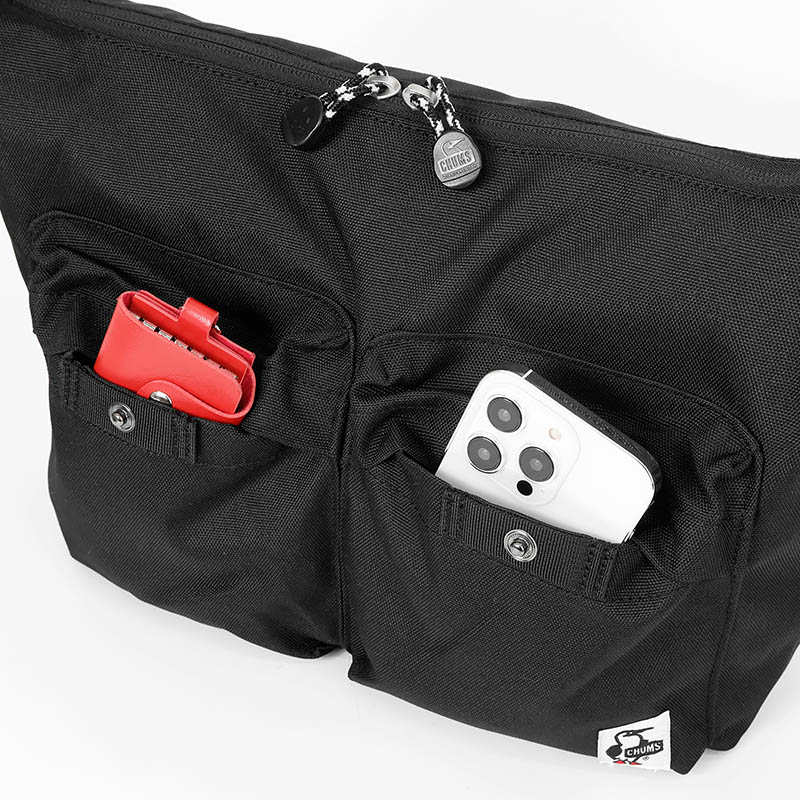 チャムス CHUMS ショルダーバッグ リサイクル ポケットネスト Recycle Pocket Nest Shoulder Bag 12L メンズ レディース 斜め掛け アウトドア 軽量 ロゴ 2026年秋冬 新作 CH60-4184 | ブランド [正規取扱店]