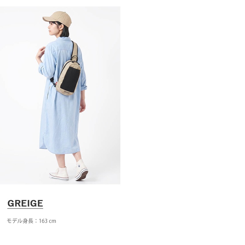 チャムス CHUMS ボディバッグ リサイクル スリングバッグ Recycle Sling Body Bag メンズ レディース 5L 斜め掛け ワンショルダー 縦型 アウトドア 軽量 ロゴ 2026年秋冬 新作 CH60-4185 | ブランド [正規取扱店]