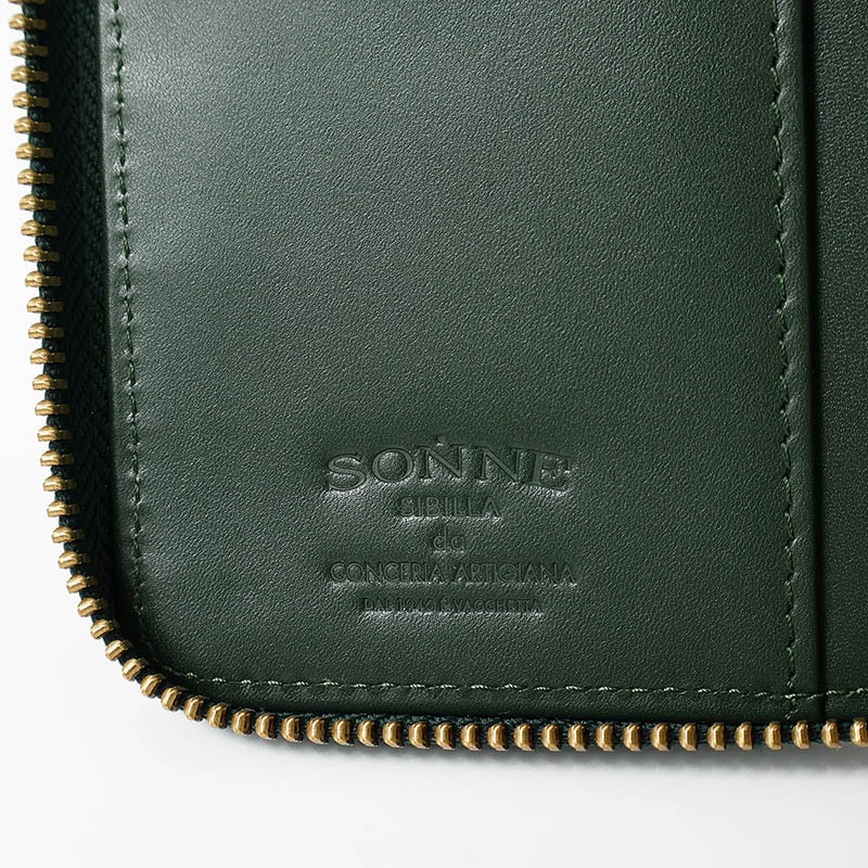 ゾンネ SONNE 長財布 ラウンドファスナー SIBILLA シビラ メンズ レディース ロングウォレット レザー 各色 SOM001 | ブランド [正規取扱店]