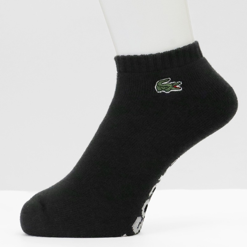 ラコステ LACOSTE ソックス 2足組 パフォーマンスソックス ローカット スポーツソックス 2足セット 2P 靴下 メンズ レディース スニーカー丈 ロゴ 2026年秋冬 新作 RA9181-10 | ブランド [正規取扱店]