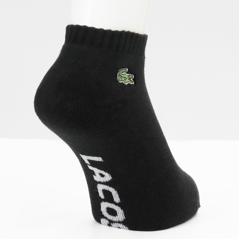 ラコステ LACOSTE ソックス 2足組 パフォーマンスソックス ローカット スポーツソックス 2足セット 2P 靴下 メンズ レディース スニーカー丈 ロゴ 2026年秋冬 新作 RA9181-10 | ブランド [正規取扱店]
