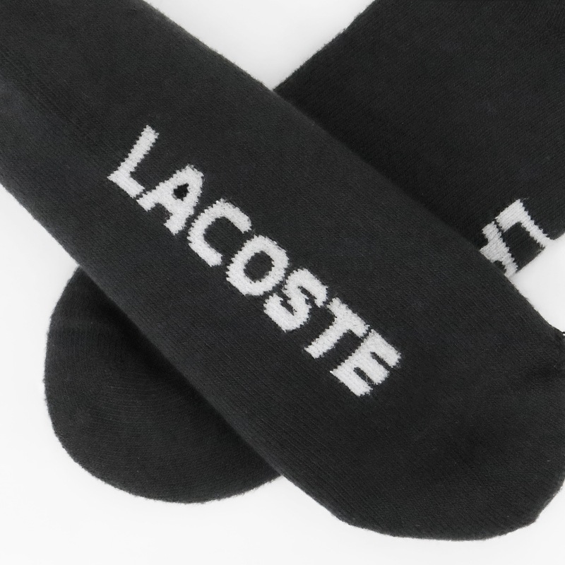 ラコステ LACOSTE ソックス 2足組 パフォーマンスソックス ローカット スポーツソックス 2足セット 2P 靴下 メンズ レディース スニーカー丈 ロゴ 2026年秋冬 新作 RA9181-10 | ブランド [正規取扱店]