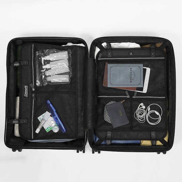 コールマン Coleman スーツケース ALMITE Mサイズ エキスパンダブル 容量拡張機能付き キャリー 60L 4輪 4泊 5泊 各色 01470 | ブランド [正規取扱店]