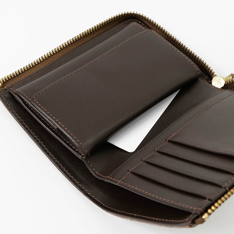 ゾンネ SONNE 二つ折財布 ジップ SIBILLA シビラ メンズ レディース ミニ財布 コンパクトウォレット レザー 各色 SOM002 | ブランド [正規取扱店]