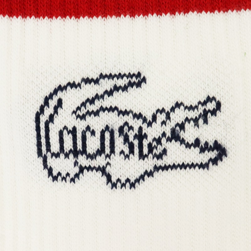 ラコステ LACOSTE ソックス 3足組 クルーフィット コットンソックス ヴィンテージ 3足セット 3P 靴下 メンズ レディース クルー丈 ミドルレングス ロゴ 2026年秋冬 新作 RA9191-10 | ブランド [正規取扱店]