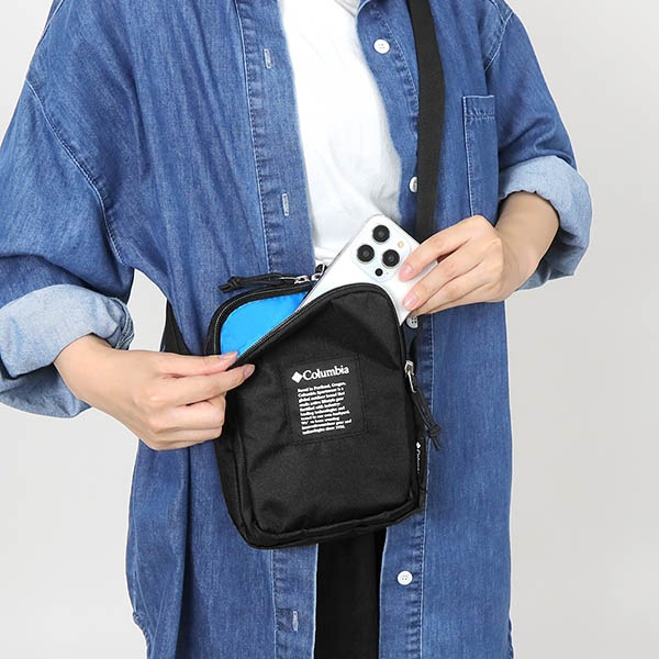 コロンビア Columbia ショルダーバッグ Iron Romeo スクエアショルダー オムニシールド メンズ レディース 撥水 軽量 斜めがけ バッグ ロゴ 各色 PU8824 | ブランド [正規取扱店]