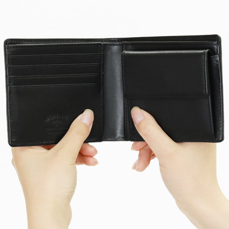 ゾンネ SONNE 二つ折り財布 SIBILLA シビラ メンズ ミニ財布 コンパクトウォレット レザー 各色 SOM003 | ブランド [正規取扱店]