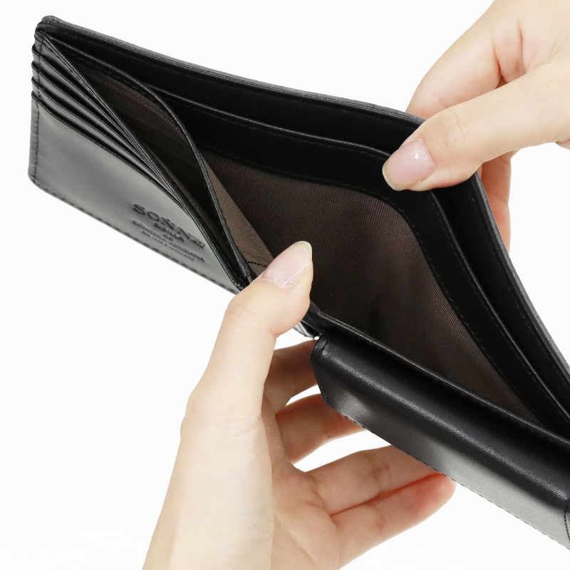 ゾンネ SONNE 二つ折り財布 SIBILLA シビラ メンズ ミニ財布 コンパクトウォレット レザー 各色 SOM003 | ブランド [正規取扱店]