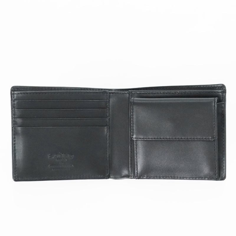 ゾンネ SONNE 二つ折り財布 SIBILLA シビラ メンズ ミニ財布 コンパクトウォレット レザー 各色 SOM003 | ブランド [正規取扱店]