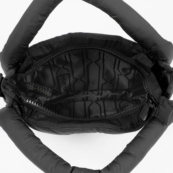 ハンター HUNTER ショルダーバッグ フレイムド パファー ミディ