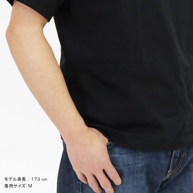 ヘインズ Hanes Tシャツ 半袖 ビーフィーT BEEFY-T クルーネック ヘビーウェイト 丸胴仕様 メンズ レディース トップス  2026SS 無地 S/M/L ブラック HM1-D001 090 | ブランド [正規取扱店]