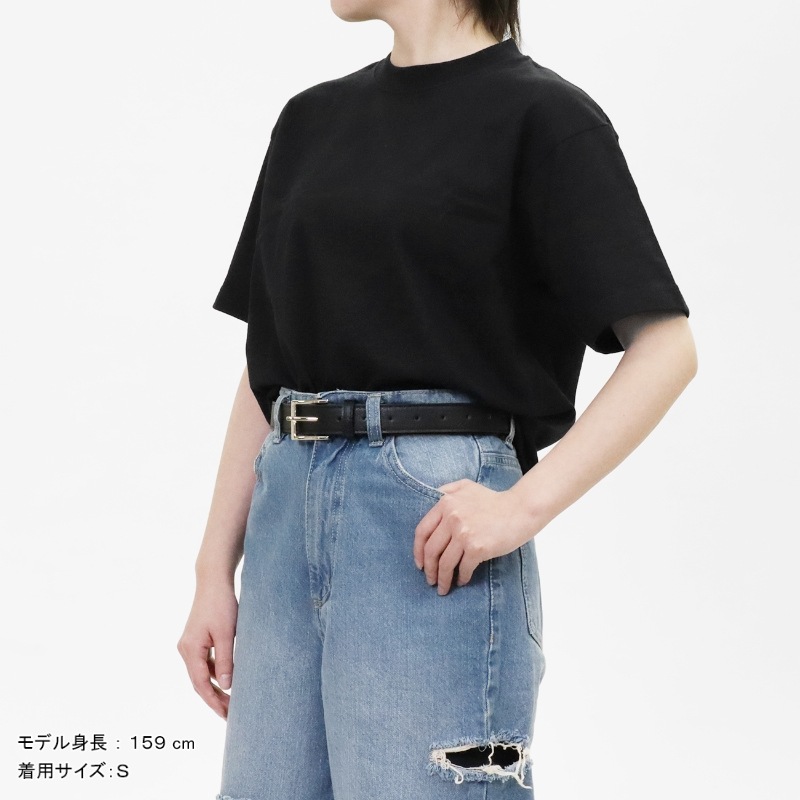 ヘインズ Hanes Tシャツ 半袖 ビーフィーT BEEFY-T クルーネック ヘビーウェイト 丸胴仕様 メンズ レディース トップス  2026SS 無地 S/M/L ブラック HM1-D001 090 | ブランド [正規取扱店]