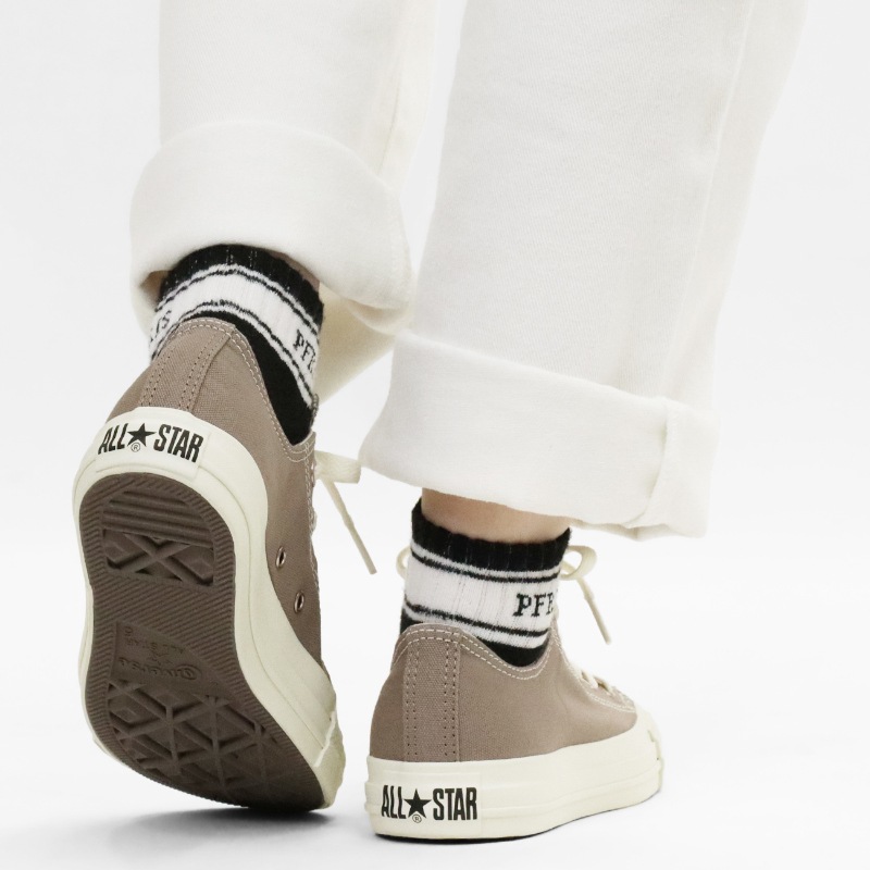 コンバース CONVERSE スニーカー レディース ALL STAR FLATEYELETS PG OX 靴 2026年春夏新作 2026SS バルカナイズ CLASSIC VULCANIZE ライトトープ 31318131 | ブランド [正規取扱店]