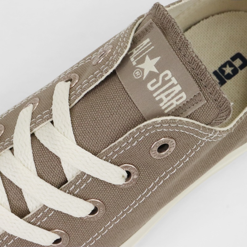 コンバース CONVERSE スニーカー レディース ALL STAR FLATEYELETS PG OX 靴 2026年春夏新作 2026SS バルカナイズ CLASSIC VULCANIZE ライトトープ 31318131 | ブランド [正規取扱店]