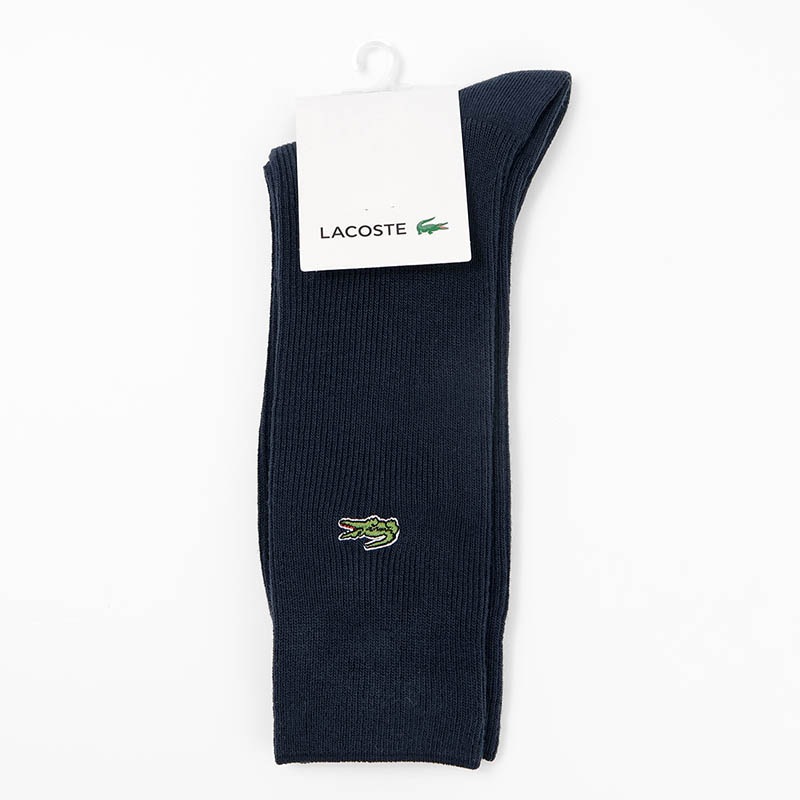 ラコステ LACOSTE ソックス 1足組 クロックエンブレム 1×1 リブニットソックス クルーソックス 靴下 メンズ クルー丈 ミドルレングス 刺繍 日本製 ロゴ 2026年秋冬 新作 RAM901J-99 | ブランド [正規取扱店]