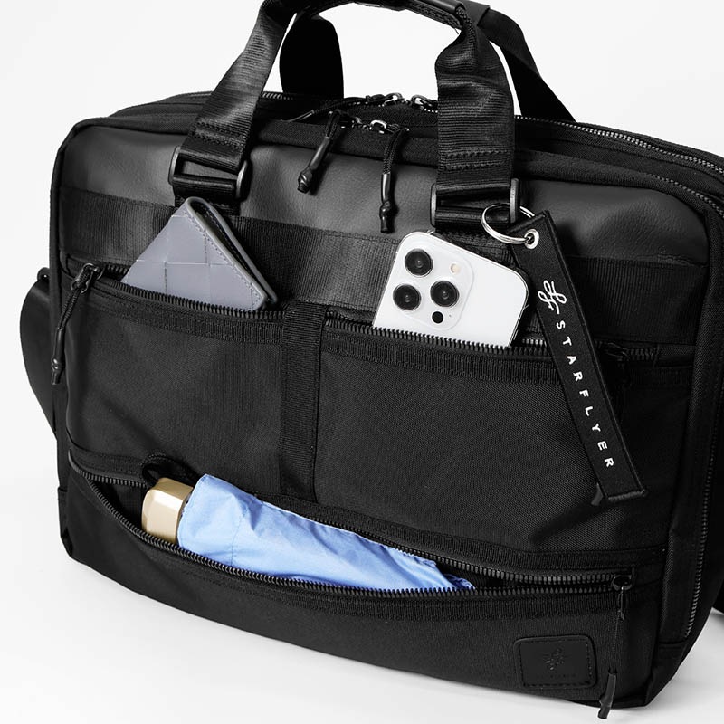 ゾンネ SONNE ビジネスバッグ STAR FLYER スターフライヤー メンズ ブリーフケース 2way ショルダーバッグ 撥水 2気室 各色 SOSF001 | ブランド [正規取扱店]