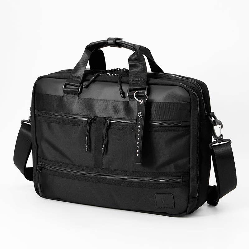 ゾンネ SONNE ビジネスバッグ STAR FLYER スターフライヤー メンズ ブリーフケース 2way ショルダーバッグ 撥水 2気室 各色 SOSF001 | ブランド [正規取扱店]