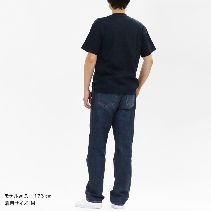 ヘインズ Hanes Tシャツ 半袖 ビーフィーT BEEFY-T クルーネック ヘビーウェイト 丸胴仕様 メンズ レディース トップス  2026SS 無地 S/M/L ネイビー HM1-D001 370 | ブランド [正規取扱店]