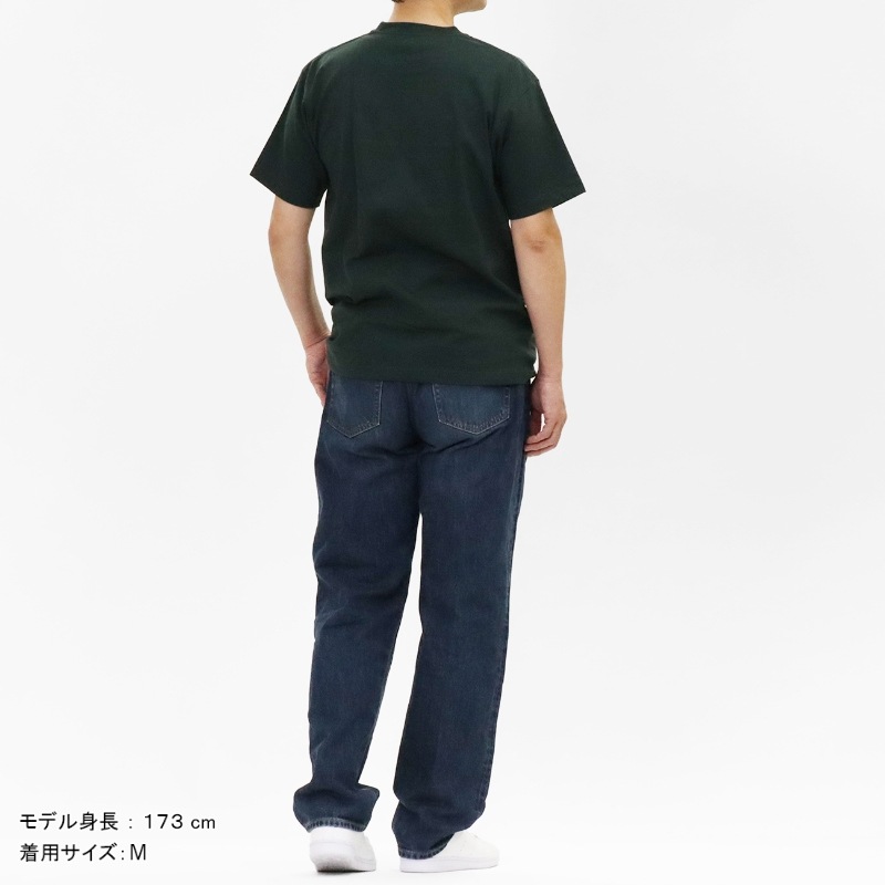 ヘインズ Hanes Tシャツ 半袖 ビーフィーT BEEFY-T クルーネック ヘビーウェイト 丸胴仕様 メンズ レディース トップス  2026SS 無地 S/M/L ダークグリーン HM1-D001 570 | ブランド [正規取扱店]